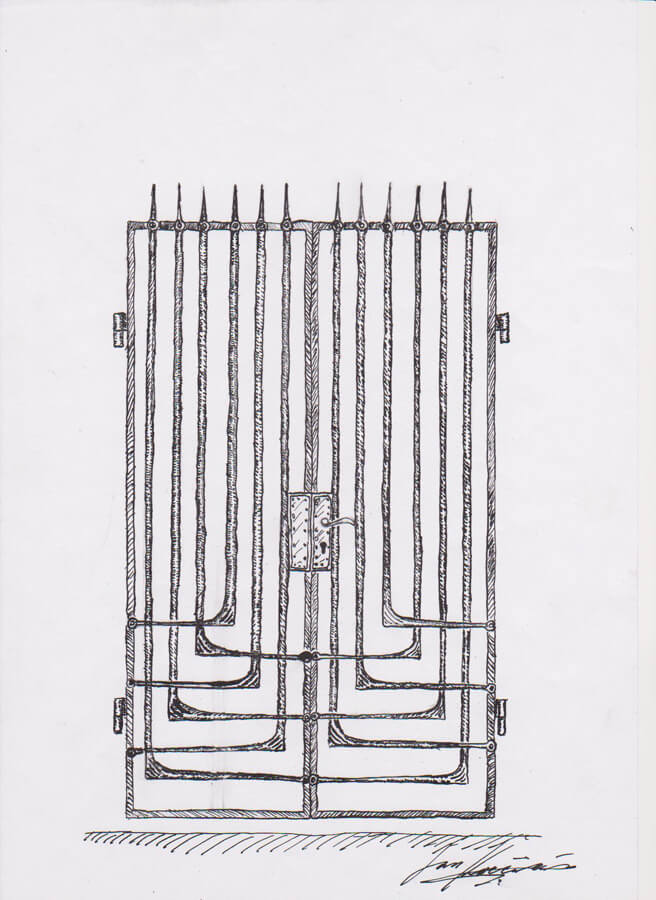 jan korčián kovárna kovářství habrovany portfolio - brány - design